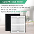 Gekufa Replacement Filter B for Idylis AC-2125, AC-2126, IAF-H-100B, IAP-10-125, IAPC-40-140, IAP-10-150, 2 Filters