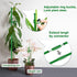 17inch &11inch 16Pcs 20 Plant Stakes SupKing Adjustable Length Plant Support Stake Orchid Stick with Clips for Indoor