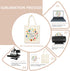 ORJ 13 15 inch * Sublimation Blank Canvas Bags Bulk,Tote Bags for Sublimation, Canvas Tote Bags DIY Custom Shopping Bag