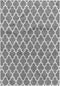 3D Rose Dark Gray Quatrefoil Pattern - Grey Moroccan Tiles - Modern Stylish Geometric Clover Lattice Towel, 15 x 22