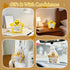 Starino Birthday Gifts for Her Him, Crochet Yellow Star Doll Mini Funny Handmade Crochet Emotional Appreciation Gifts