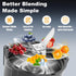 Blender Blade for Oster Osterizer, Sealing Ring Gasket, 4902 Jar Bottom Coupling Stud Pin Kit, Glass Jar Replacement