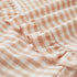 2 20x30 Inch, KKJIAF Pcs Plaid Ruffle Pillow Case Queen Size, Cotton Gingham Ruffled Euro Sham Pillow Covers Linen Feel