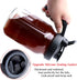 Cold Brew Mason Jar Coffee Maker, 64 Oz Wide Mouth Pitcher with Airtight & Leak-Proof Coffee Filter