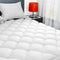 Sunflower Twin Mattress Pad, Hypoallergenic Cotton Cover for College Dorm, Extra Deep Pocket Quilted Protector
