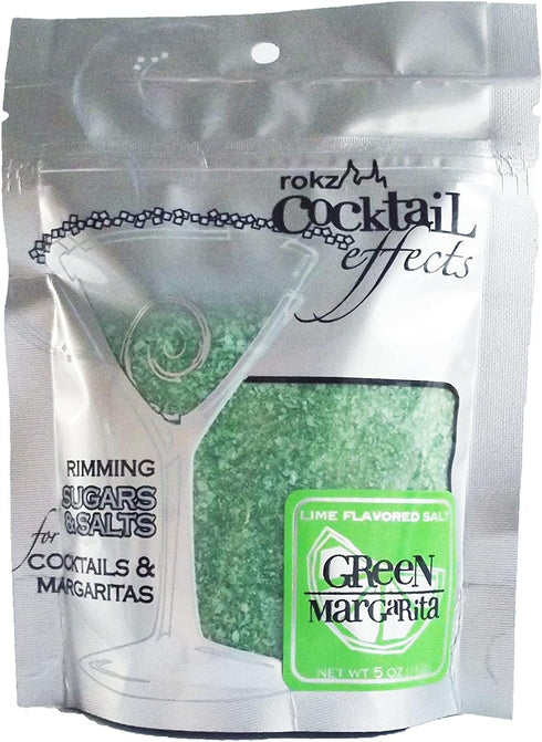 Rimmer 4 Pack 20 Rokz Multi Colored Margarita Salt Drink Bundle, Ounces