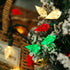 C6 50 25ft BOHON Red White and Green Christmas Lights Outdoor Faceted LED Plug in Fairy Twinkle Warm String Lights