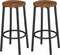 HOOBRO Bar Stools, Set of 2 Bar Chairs, Kitchen Round Height Stools