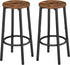 HOOBRO Bar Stools, Set of 2 Bar Chairs, Kitchen Round Height Stools