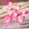 Pink Flamingo String Lights - 10ft Battery Operated Fairy Lights with Remote, 30 LEDs for Summer Tropic Themed Home