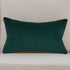 Avigers Luxury Modern Teal Gold Velvet Cushion Case, 12 x 20 Inch Striped Lines Decorative Pillow for Couch