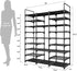 9 53-58 Closet 10 Closet Organizer,12"D 50"W 63"H Tabiger Tier Shoe Rack Organizer for Entryway Pairs, DIY Stackable