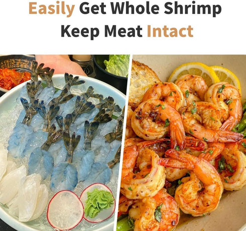 Seamless Shrimp Deveining tool Multi-Colored Shrimp Deveiner Tool Stainless Steel Shrimp Peeler and Deveiner Tool