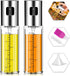 NORBASE Oil Sprayer for Cooking, 2 Pack Upgraded Olive Oil Spray Bottle Mister