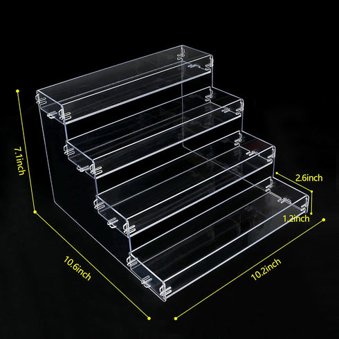 Spice Rack, No Tool Needed Self-derived Snap On Assembly Spice Shelf for Jars, Baking Supplies & Spice Bottles