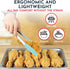 Kitchen Tongs Set of 3, 7-Inch, 9-Inch, 12-Inch, Silicone Tips, Heat Resistant