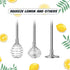 8 Pieces Coffee Stir Sticks - Stainless Steel Specialty Spoons for Drink, Cocktail, Coffee, Home Kitchen Bar Supply