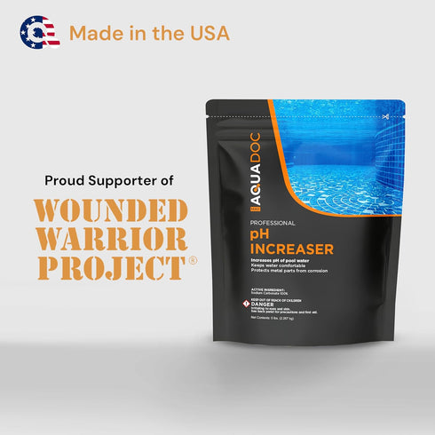 Swimming 5lb Swimming MAV AquaDoc pH Up for Pools - - pH Increaser for Pool Water - Sodium Carbonate Soda Ash for Pools