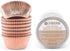 Gifbera 200-Count Rose Gold Foil Cupcake Liners, Standard Baking Cups Muffin Wrappers for Wedding Birthday
