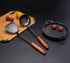 FJNATINH Spatula & Ladle Wok Tool Set, 14.2-15 inches Stainless Steel Wok Utensils
