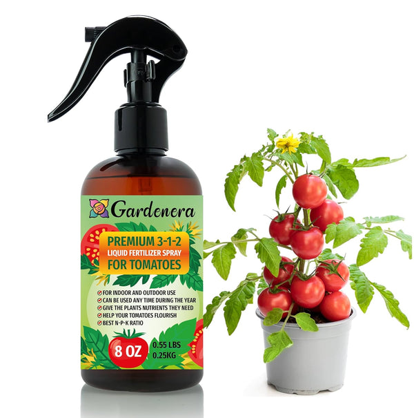 Gardenera Proffesional Tomato Spray Fertilizer Mist for Home Gardening | 3-1-2 Gentle