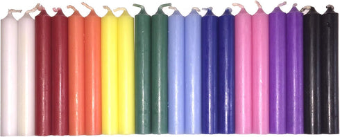 Mini 4 Chime Spell Candle Magick Set, 20 Candles - 10 Assorted Colors by Biedermann