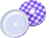 Cosmos 8 Pcs Regular Mouth Mason Jar Lids | Decorative Metal Jar Lids with Straw Hole Design