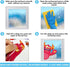 BAYLAY Halloween Window Clings, 10 Sheets Double Sided Stickers for Halloween Window Decorations