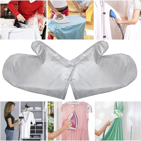 Garment Steamer Ironing Gloves - Durable Heat Resistant Waterproof Protective Mitt for Steaming Clothes