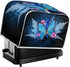 Xoenoiee Blue Butterfly Toaster Cover - 2 Slice Small Appliance Dust Cover with Top Handle, Washable