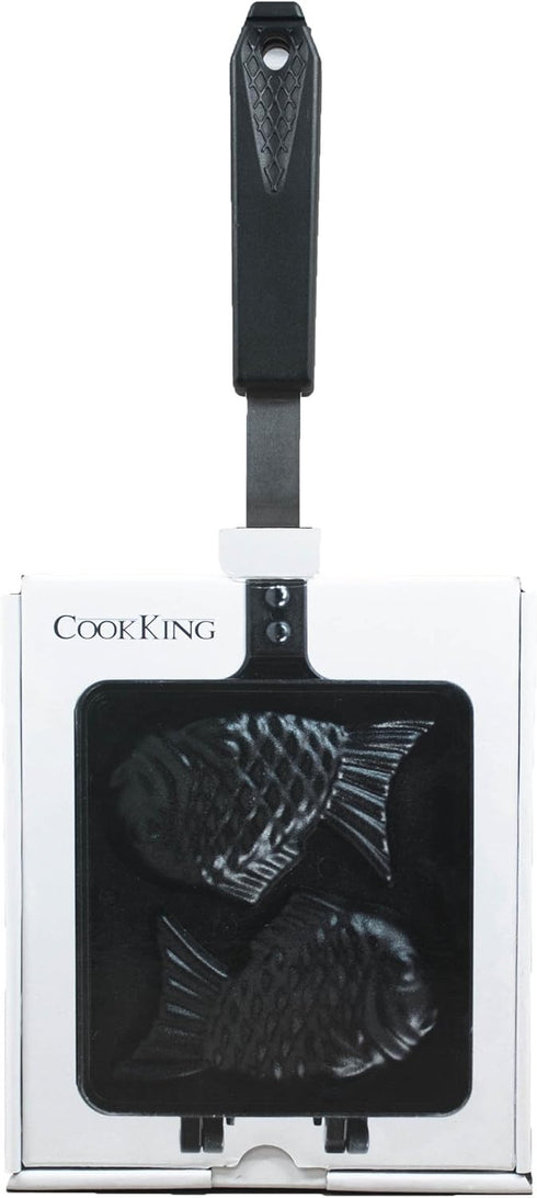 Taiyaki Japanese Fish-shaped Pancake Double Pan - Made in Korea
