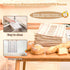 Tag(2 Pack) Reusable Bread Bags, Cotton & TPU Lining Bread Bags with Transparent Window, Anti-Slip Lock Keeps Homemade