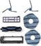 eufy X10 Pro Omni Robot Vacuum Replacement Parts Kit, Roller Brush, 2 Side Brushes, Washable Filter, Mop Cloths