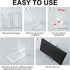 6 Packs Adjustable Clear Acrylic Purse Display Stand for Handbags, Jewelry Organizer for Parties, Home Decoration