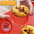 Walfos Silicone Muffin Top Pans - 4inch Jumbo Size Non-Stick Bakeware for Eggs, Hamburger Buns, Muffin Tops