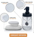 Silicone Organizer Tray, 2 Pack, Clear Soap and Sponge Holder for Kitchen Sink & Bathroom, Dish Brush Storage