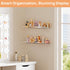 15" 2 Pack upsimples Acrylic Shelves for Bathroom Storage, Floating Shelves Wall Organizer for Perfume, Make up