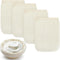 Tioncy 4 Pcs Greek Yogurt Strainers 11.8 x 7.9 Inch Reusable Greek