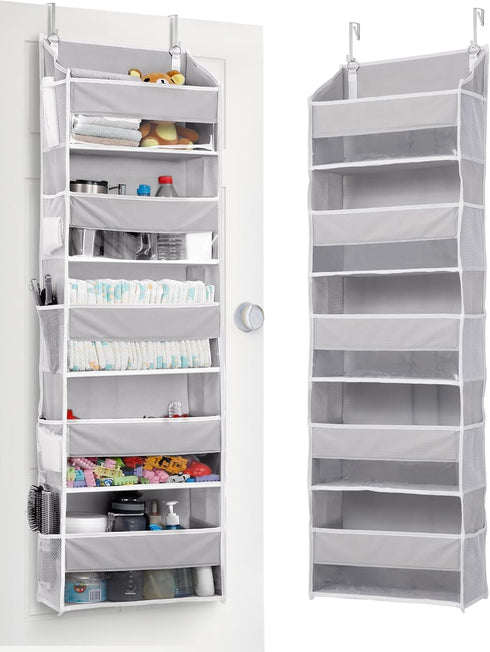 ULG 1 Pack Over Door Organizer with 5 Large Pockets 10 Mesh