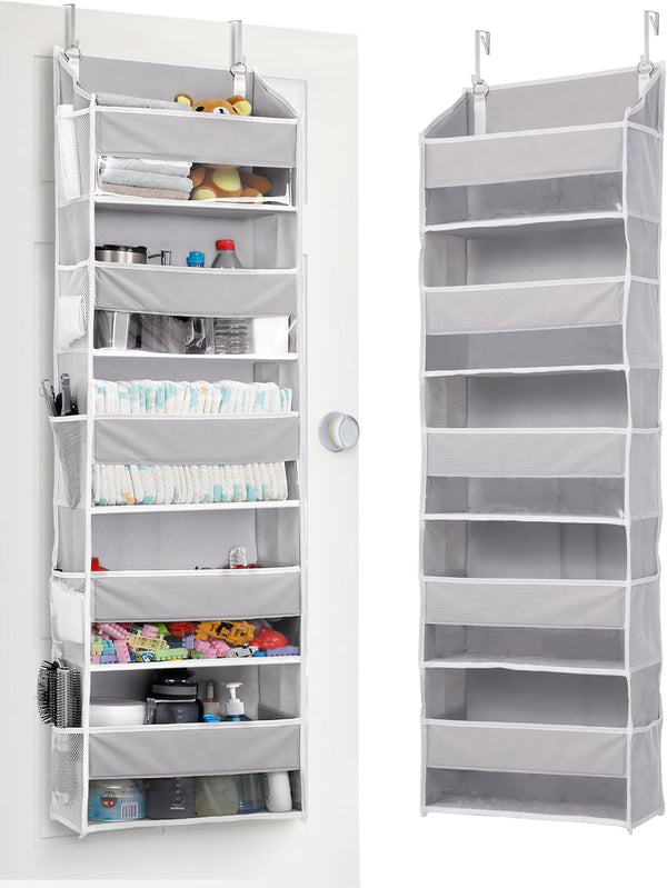 ULG 1 Pack Over Door Organizer with 5 Large Pockets 10 Mesh