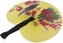 20 Pcs Folding Handheld Fans, Paper Chinese Floral Wedding Round Accordion Fans with Plastic Handle for Party Favors