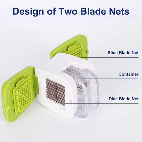 Updated Garlic Press & Peeler Set - Convenient Dicing, Slicing, Chopper, Masher, Crusher, Mincer, and Paste