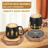 Coffee Mug Warmer for Desk - Wooden Auto Shut Off Drink Warmer for Milk Tea Water Cocoa - Smart Beverage Heating Candle