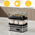 12 Evoloop Rapid Egg Cooker Electric Eggs Capacity, Soft, Medium, Hard Boiled, Poached, Omelet Maker Egg Poacher
