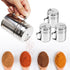 3Pcs Stainless Steel Seasoning Bottle with Handle, Dredge Shaker for Spice, Salt, Powdered Sugar