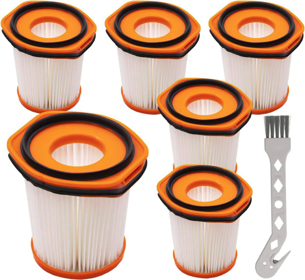 6 pcs Replacement Filters for Shark WS642 WS642AE WS642RG WS642WK WANDVAC System Pet Cordless Vacuum