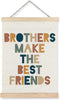 Supwhd Boys Room Decor, Nursery Wall Decor, Brothers Make The Best Friends