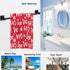 Naanle Stylish Christmas Santa Claus Bath Towel, Large Hand Towels for Bathroom, Hotel, Gym, Spa