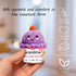 MLZTINGR Crochet Ice Cream Gift for Grandma Handmade Positive Knitted Ice Cream Doll, Sweet Birthday for Grandma from