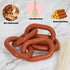 5-Link HMASYO Brown Wood Chain Link Decor, Wooden Decorative Chain Home Decor Accents, Coffee Table Decor, Shelf Decor